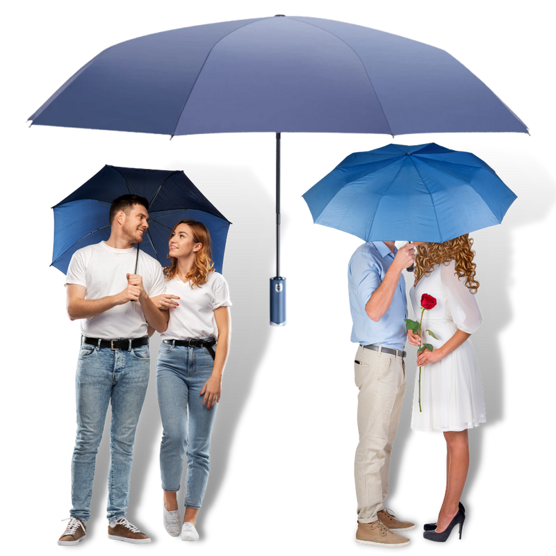 Winddichter LED Sonnen- und Regenschirm