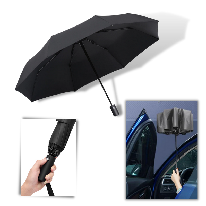 Winddichter LED Sonnen- und Regenschirm