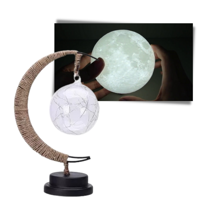 Verzauberte Mond-LED-Lampe