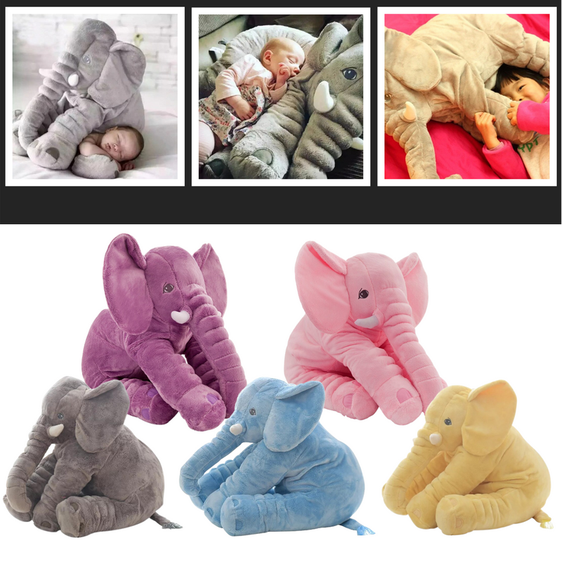 Großes Baby-Elefanten-Plüsch-Kissen