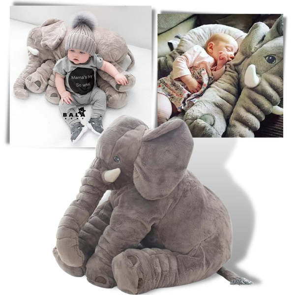 Großes Baby-Elefanten-Plüsch-Kissen