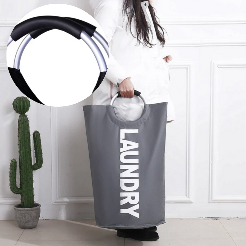 Faltbare Wäschekorb-Tasche mit Griffen