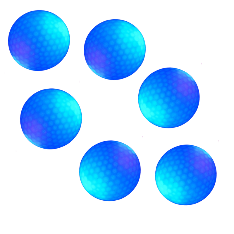 6er-Pack LED-Leuchtgolfbälle