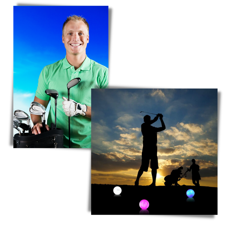 6er-Pack LED-Leuchtgolfbälle
