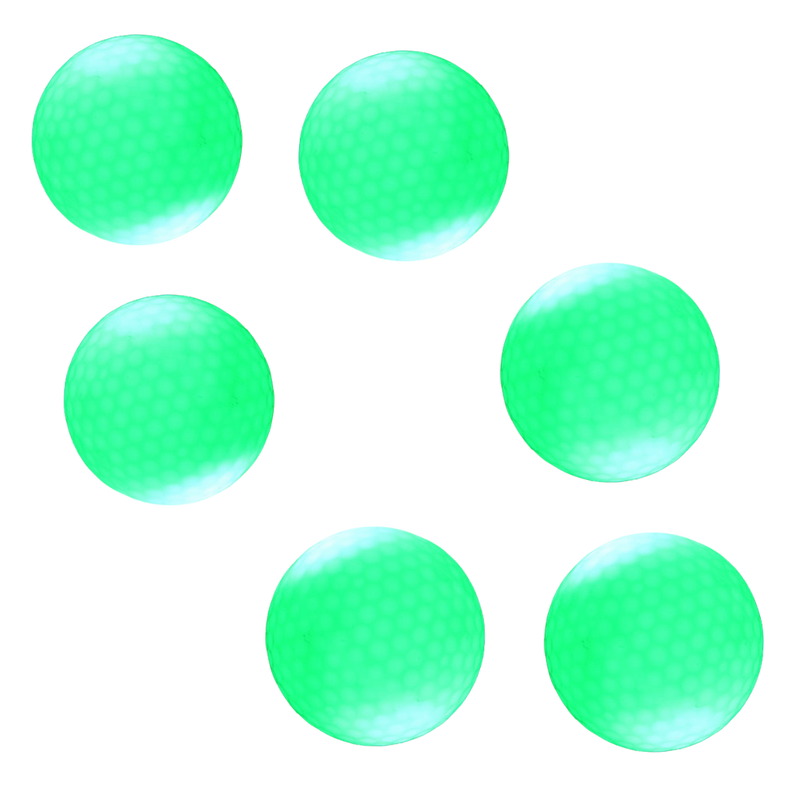 6er-Pack LED-Leuchtgolfbälle