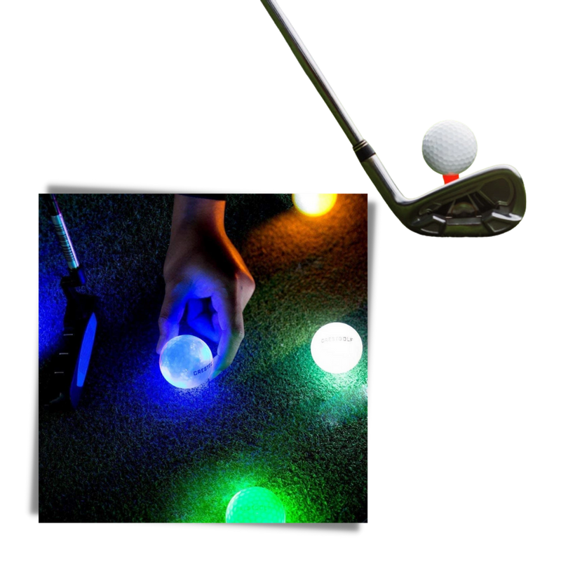 6er-Pack LED-Leuchtgolfbälle