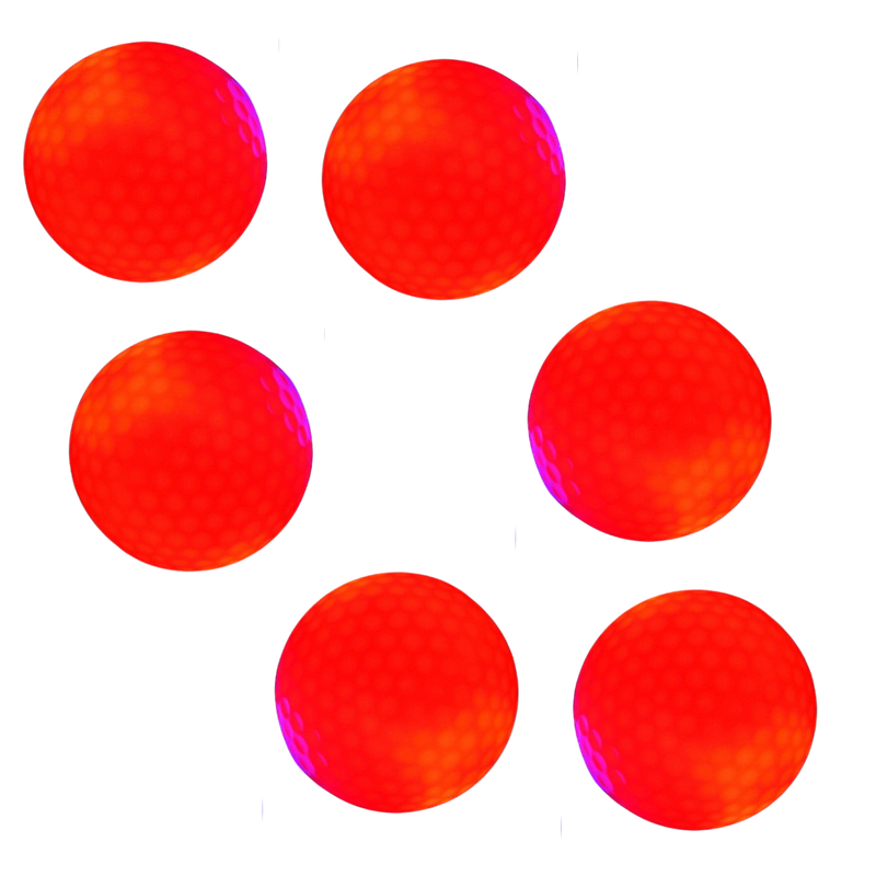 6er-Pack LED-Leuchtgolfbälle