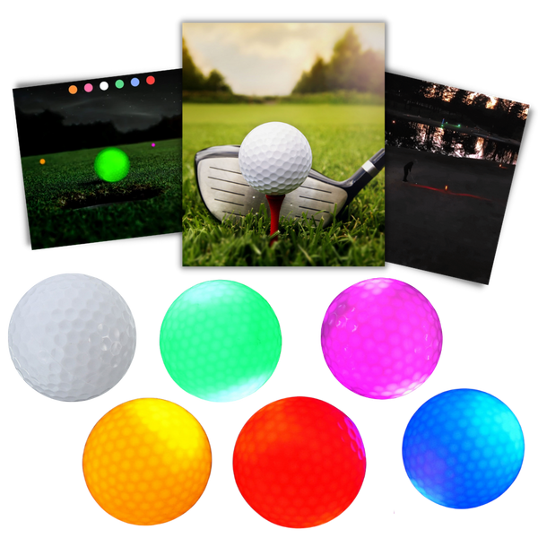 6er-Pack LED-Leuchtgolfbälle