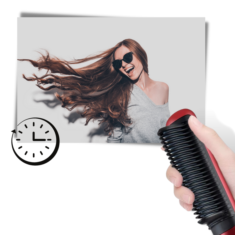 Elektrischer Keramikbürsten-Haarglätter