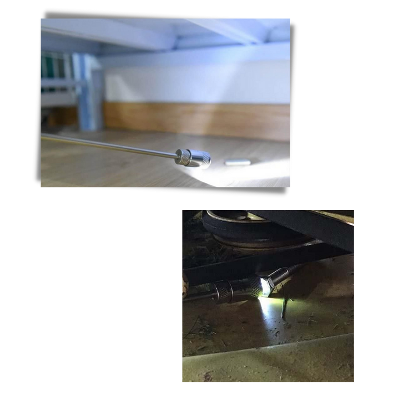 Einziehbares magnetisches Aufnahmewerkzeug mit LED