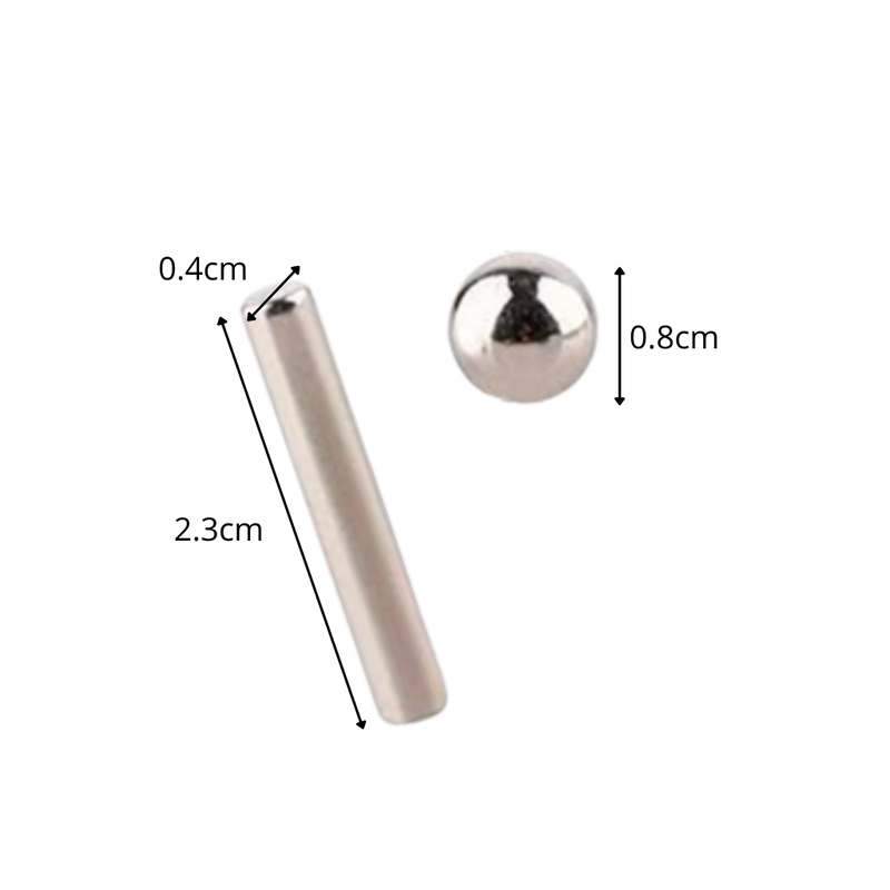 Magnetische Konstruktion Stäbe und Kugeln