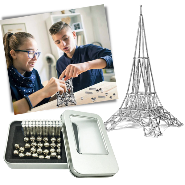 Magnetische Konstruktion Stäbe und Kugeln