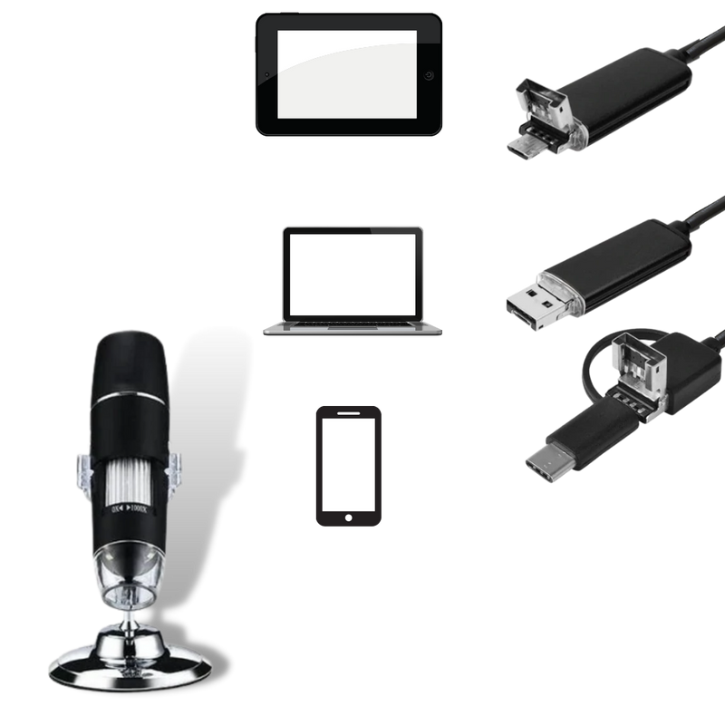 USB-Digitalmikroskop mit LED