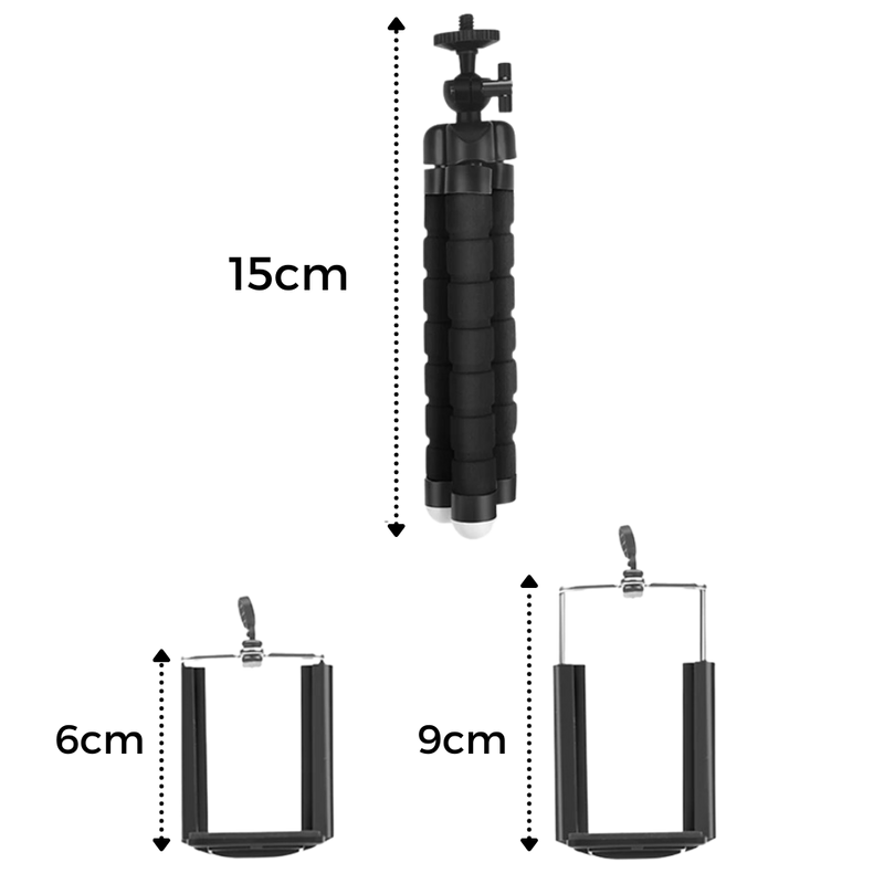 Flexibles Mini-Handy-Stativ-Set