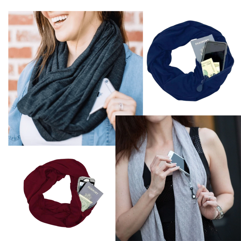 Warmer Schalldämpfer mit versteckter Tasche