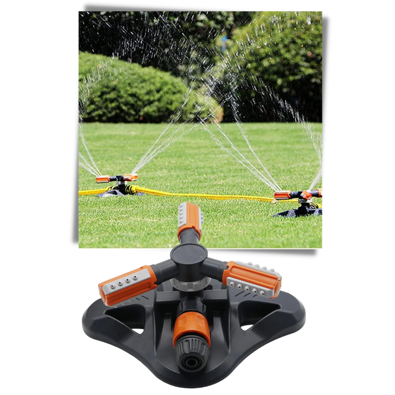 Einstellbare 360°-Sprinkleranlage