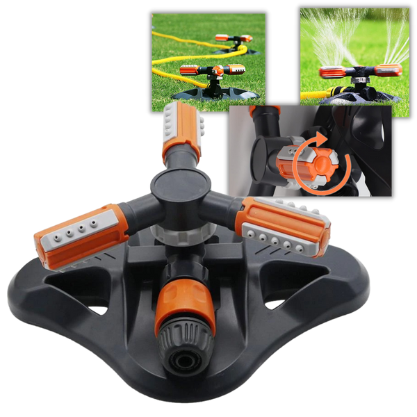 Einstellbare 360°-Sprinkleranlage