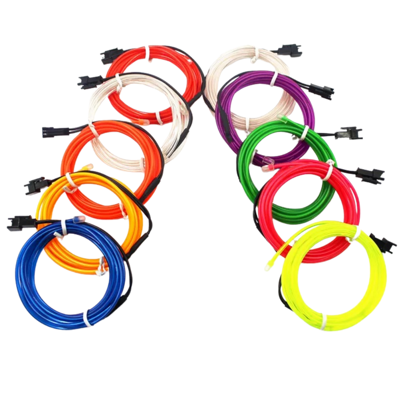 Neon LED Draht Bunt