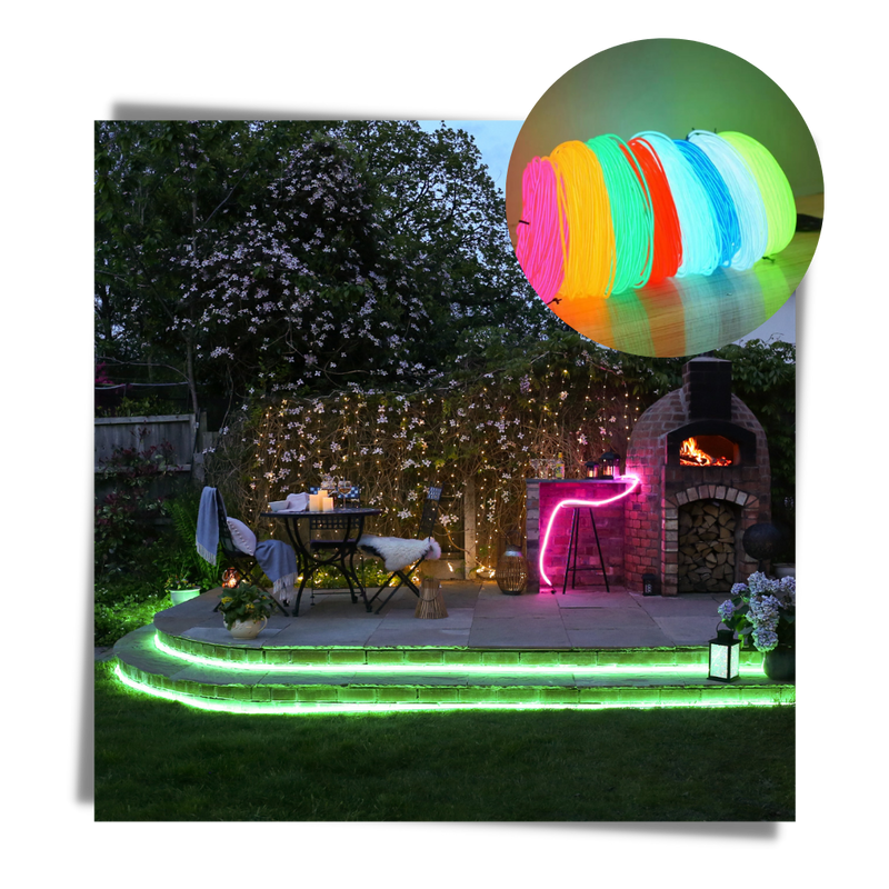Neon LED Draht Bunt