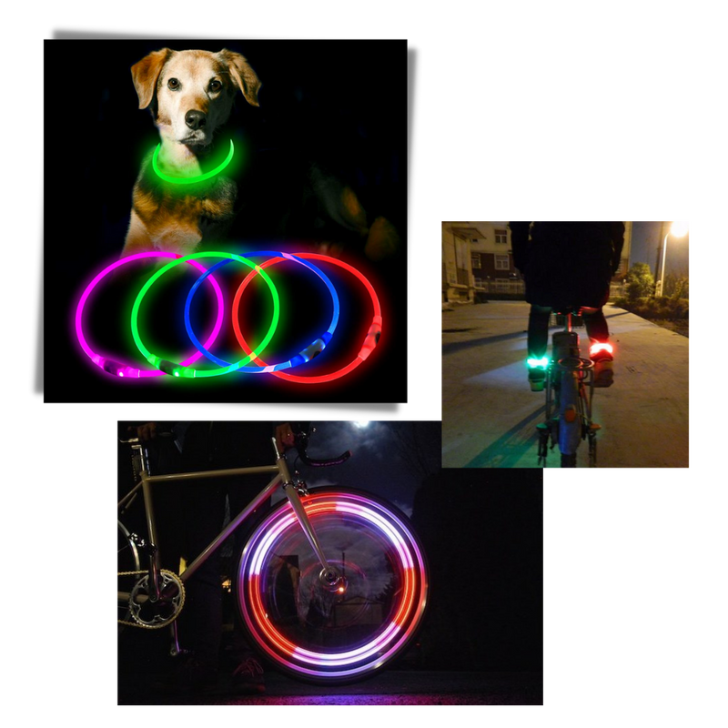 Neon LED Draht Bunt