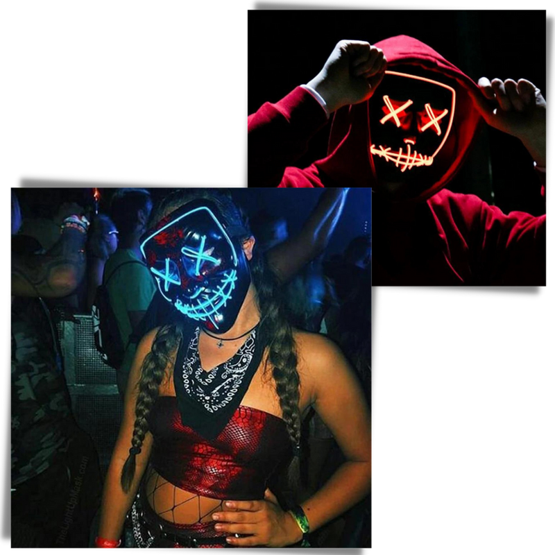 Neon LED Maske