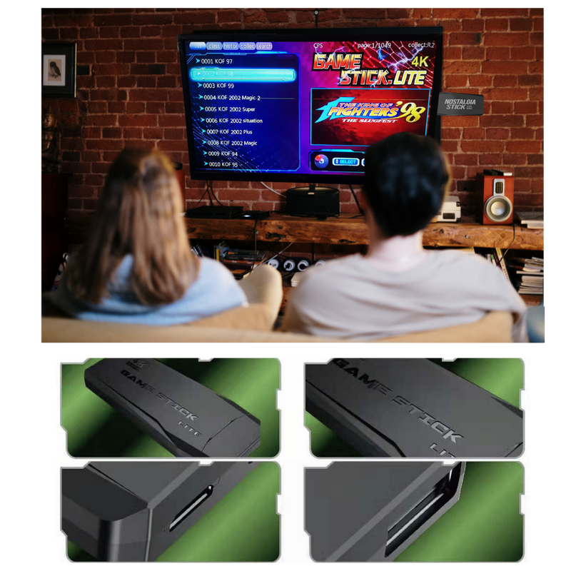 Retro-Videospielkonsole & Stick