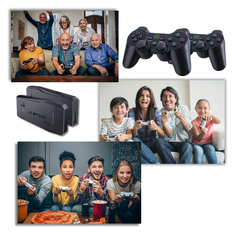 Retro-Videospielkonsole & Stick
