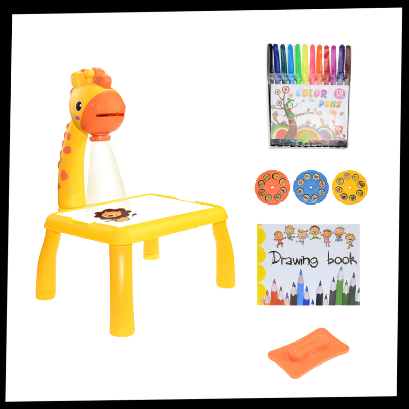 Kinder Projektion Zeichenbrett
