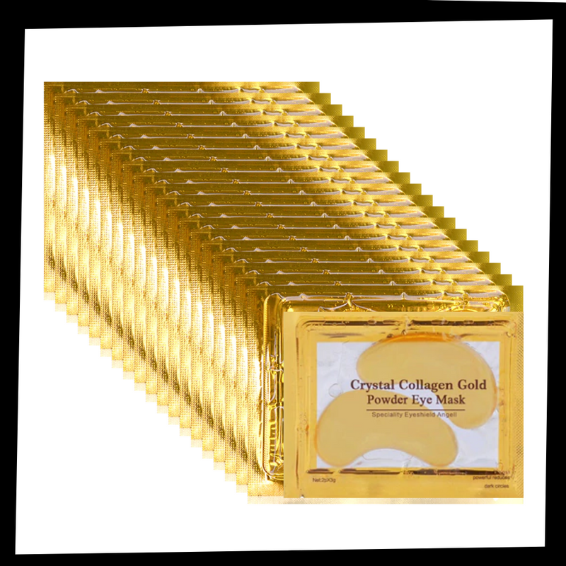24K Gold Kollagen Augenmaske (20 Paar)