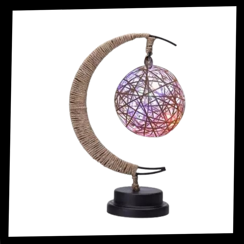Verzauberte Mond-LED-Lampe