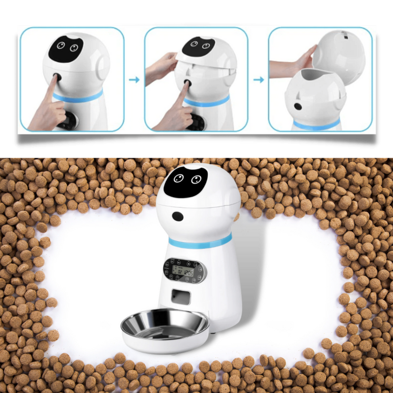 Automatischer Futterspender für Haustiere