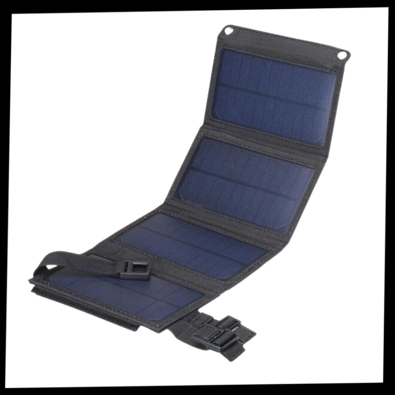 Tragbares Solarpanel Ladegerät mit USB-Anschlüssen