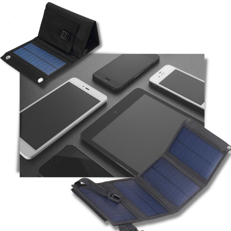 Tragbares Solarpanel Ladegerät mit USB-Anschlüssen