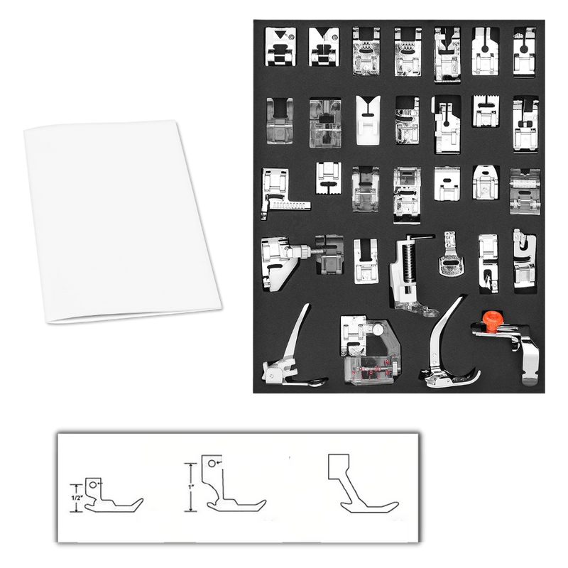 32/42-teiliges Nähfuß-Nähpaket