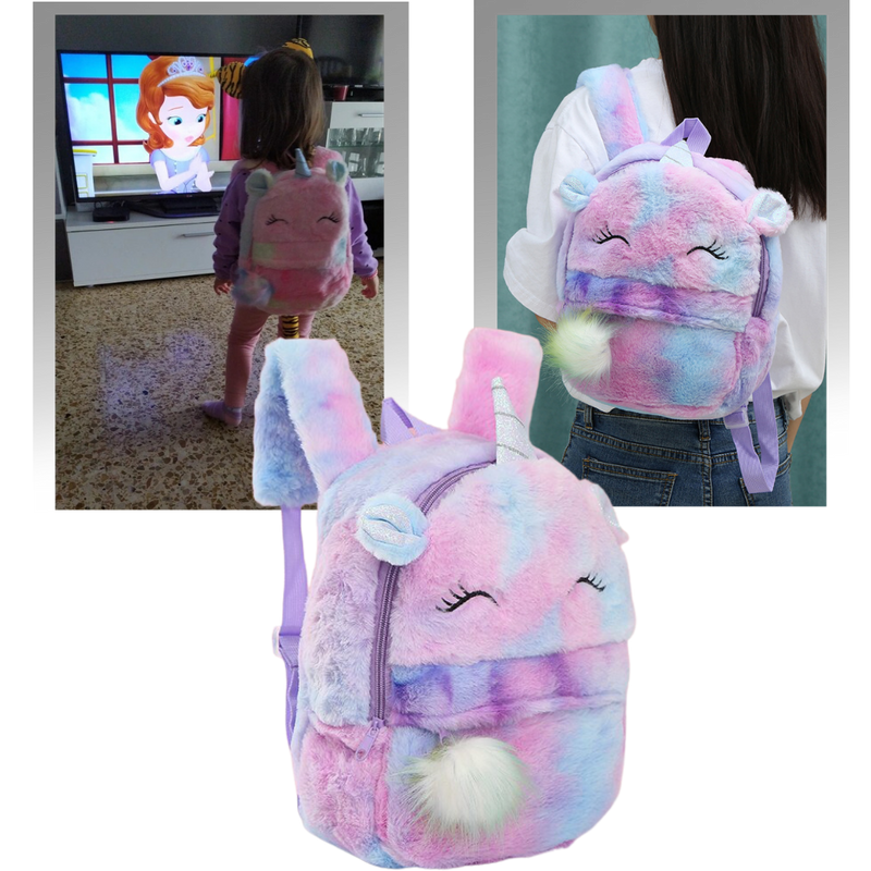 Plüsch Einhorn Mädchen-Rucksack