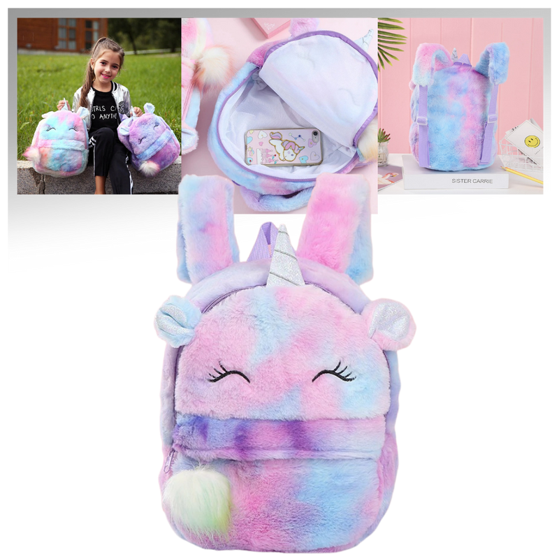 Plüsch Einhorn Mädchen-Rucksack