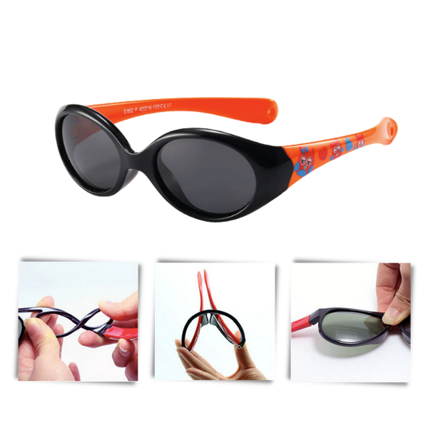 Polarisierte Baby-Sonnenbrille mit Riemen für 0 - 3 Jahre