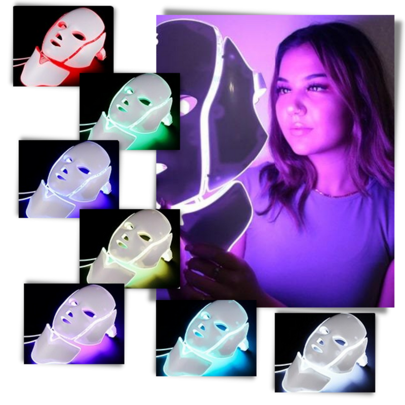 Professionelle LED Foton Lichttherapie Maske