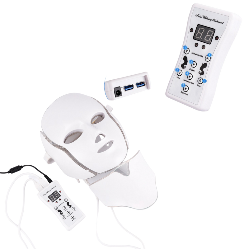 Professionelle LED Foton Lichttherapie Maske