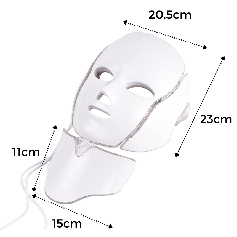 Professionelle LED Foton Lichttherapie Maske