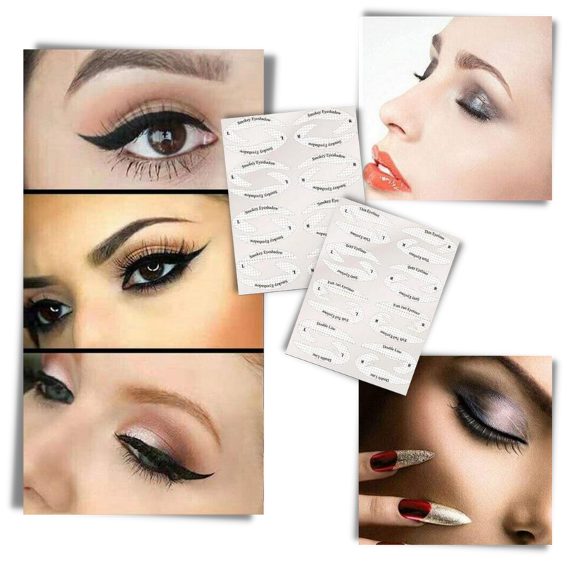 Packung mit Schnellschablonen für Eyeliner