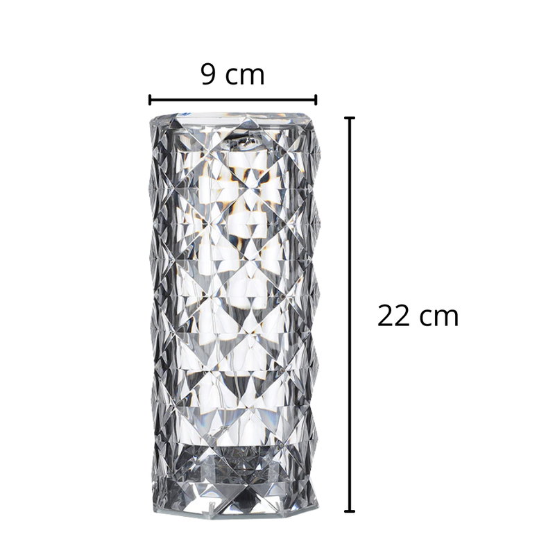 Luxuriöse Kristall-Tischlampe