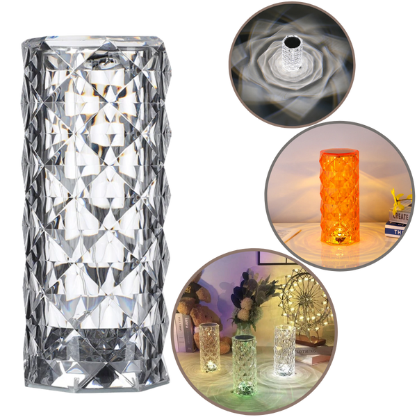 Luxuriöse Kristall-Tischlampe