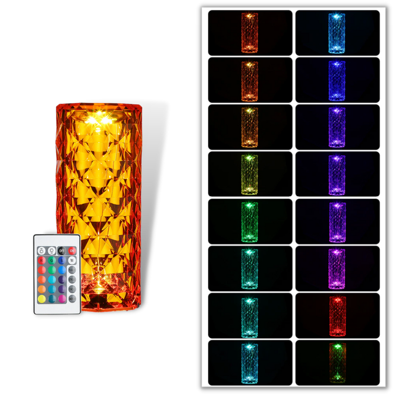 Luxuriöse Kristall-Tischlampe