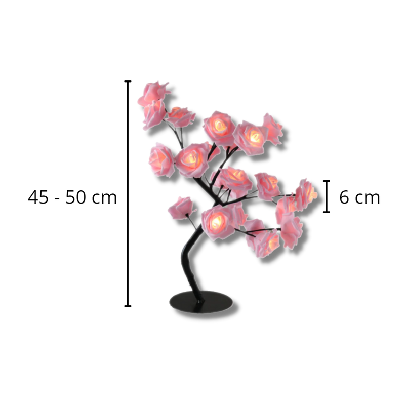 Entzückende Rosenbaum-Lampe