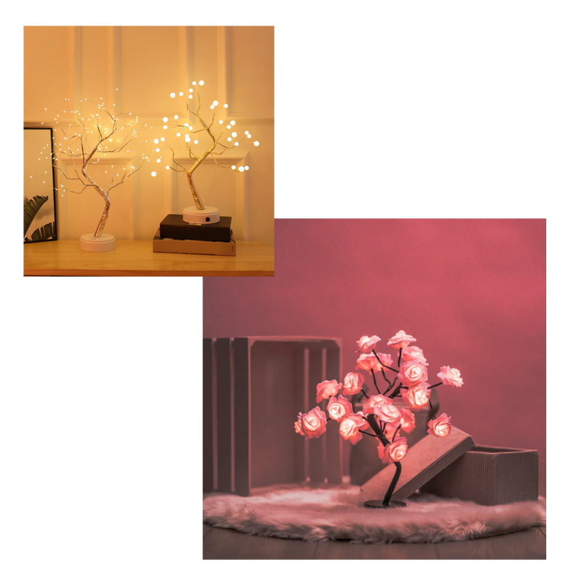 Entzückende Rosenbaum-Lampe