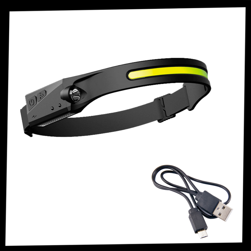 Wiederaufladbare LED-Stirnlampe