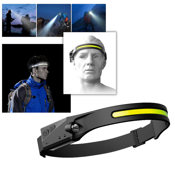 Wiederaufladbare LED-Stirnlampe