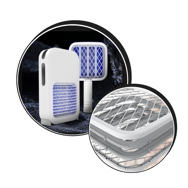 Wiederaufladbare USB LED elektrische Mückenklatsche
