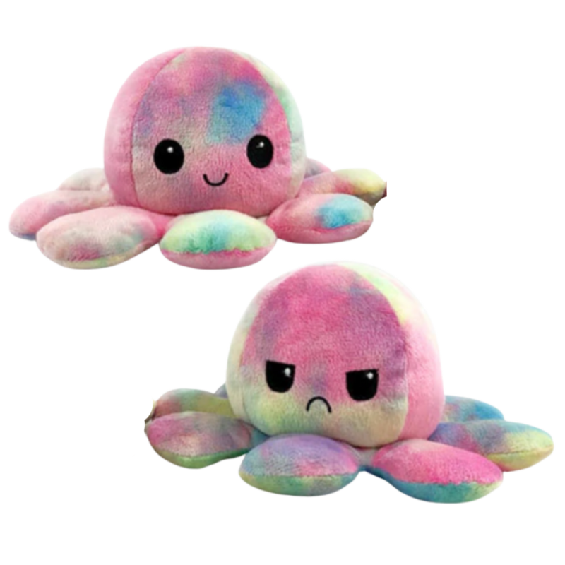 Umkehrbarer Mini-Oktopus Plüschtier